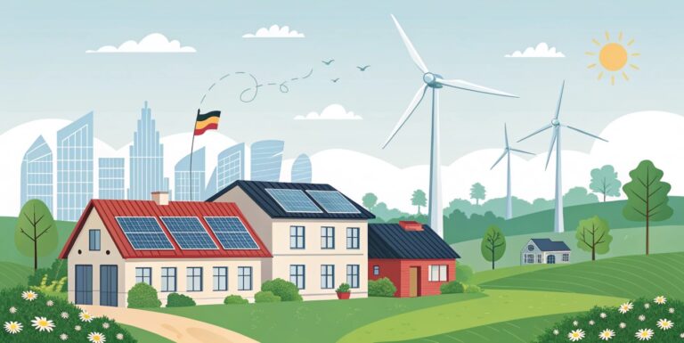 Transitie van energie is reed goed zichtbaar in het landschap