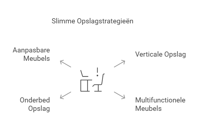 Opbergen van spullen.