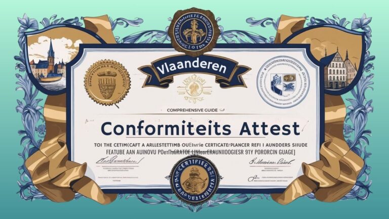 Afbeelding van Vlaamse conformiteitsattest certificaat.