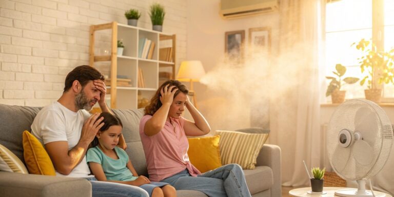 Veel te warme living